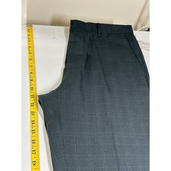 Calvin Klein Pants Mens 34x32 Gray Plaid Straight Fit Dress Work Career Office - Picture 9 of 10